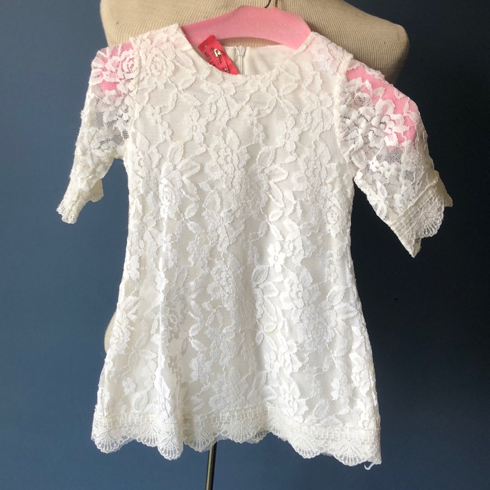 Boutique toddler lace dress